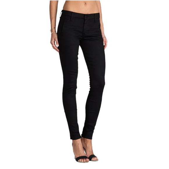 MOTHER + Freja Welt Zip Muse Jeans Size 24 Midnight At The Oasis Zip Bottom - Picture 2 of 11